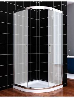 Tuš kabina Quartz polukružna-90x90 5mm-mat