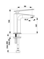 Baterija za lavabo Zen u10 00077 Herz - Slika 2