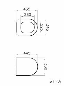 Wc daska Vitra Integra duroplast -2