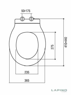 Wc daska termoplast Slim Lapino-2