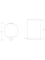 Kanta za otpatke hrom 5 litara C-07-005-CR Concept - Slika 2