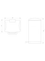 Kanta za otpatke hrom 6 litara C-07-006-CK Concept - Slika 2