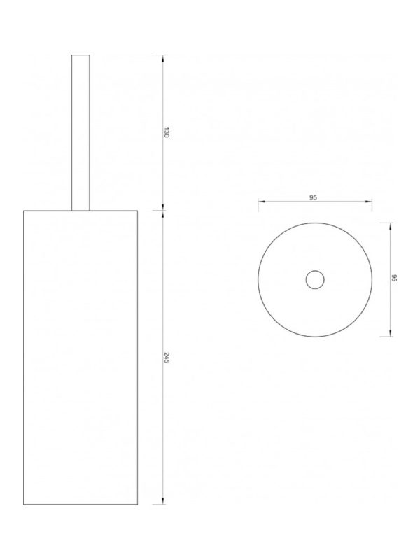 WC četka C-07-100-W Concept - Slika 2