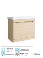 Lavabo sa ormarićem Pino-Art Soft-V Drvo 55cm