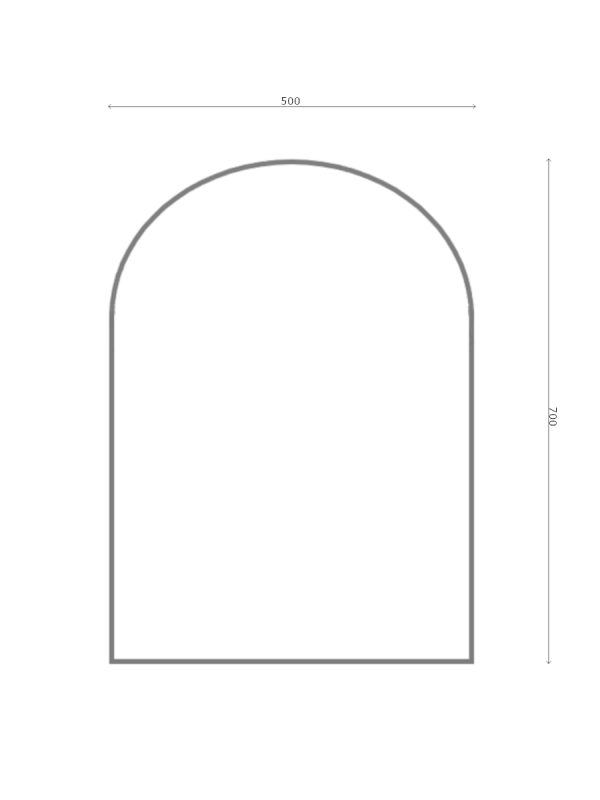 Ogledalo 50x70 Linni 005 Classic - Slika 2