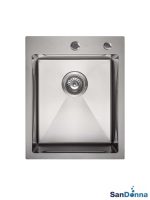 Inox sudopera Sandonna HD4050R Hrom komplet -2