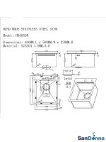 Inox sudopera Sandonna HD4050R Hrom komplet -5