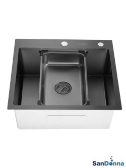 Inox sudopera HD5550R Crna komplet SanDonna
