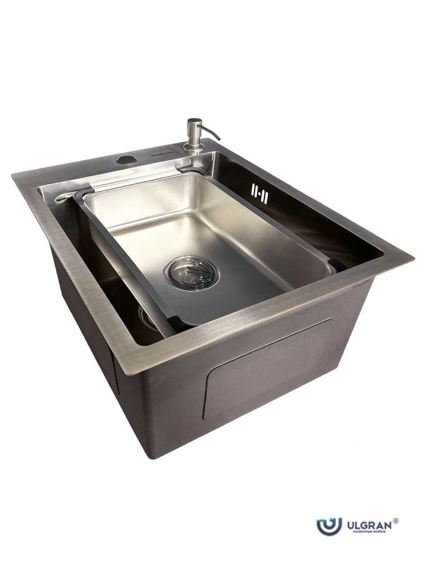 Inox sudopera Ulgran HD4050 Hrom komplet-2