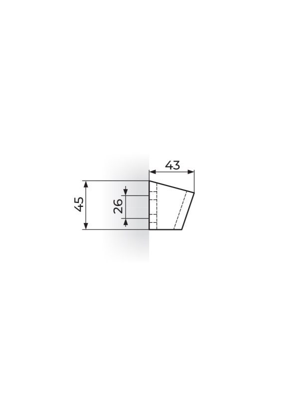 Držač tuš ručice PDTF01 Fix Rosan - Slika 2