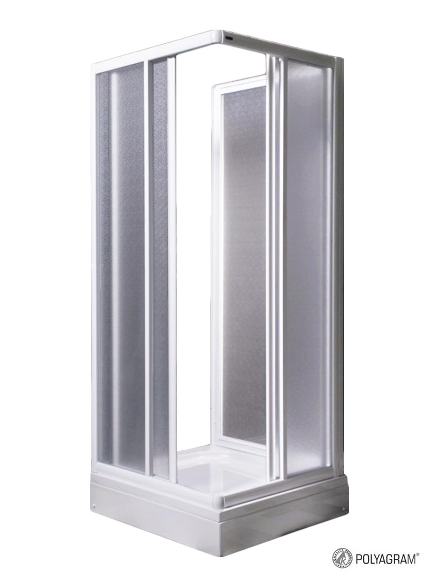 Tuš kabina trostrana 90x90x90cm Polyagram Tuš kabina trostrana 90x90x90cm Polyagram
