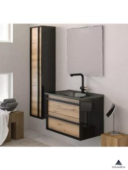 Ormar 35x-150cm Oliva/Black Piramida-2