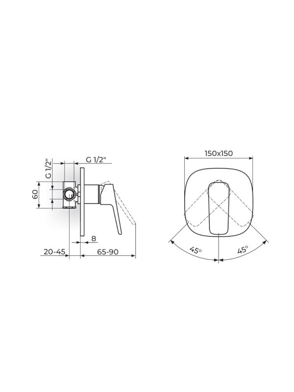 Ugradna baterija Stolz Black Rosan 131801B - Slika 2