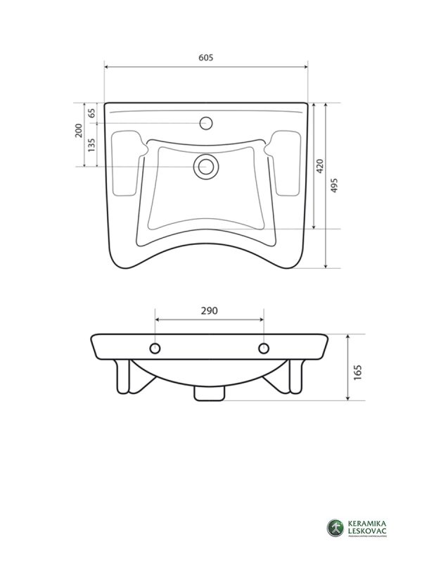 Lavabo Keramika Leskovac 1