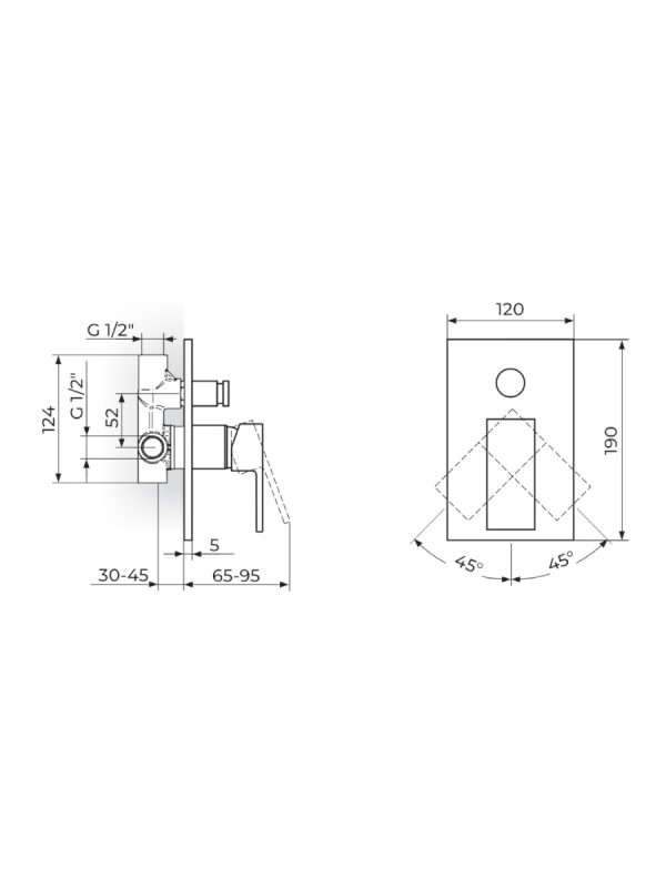 Ugradna baterija sa prebacivačem Quadro Rosan JQ31901 - Slika 2