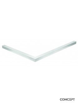 Gredica za tuš kabinu 120x80 bela-C-10-120WL