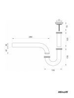 Sifon za lavabo 5/4 C1053/AC-2