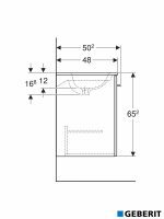 Lavabo sa ormarićem 80 Selnova-Square Geberit-3