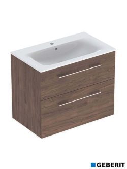 Lavabo sa ormarićem 80cm Selnova-fioke orah
