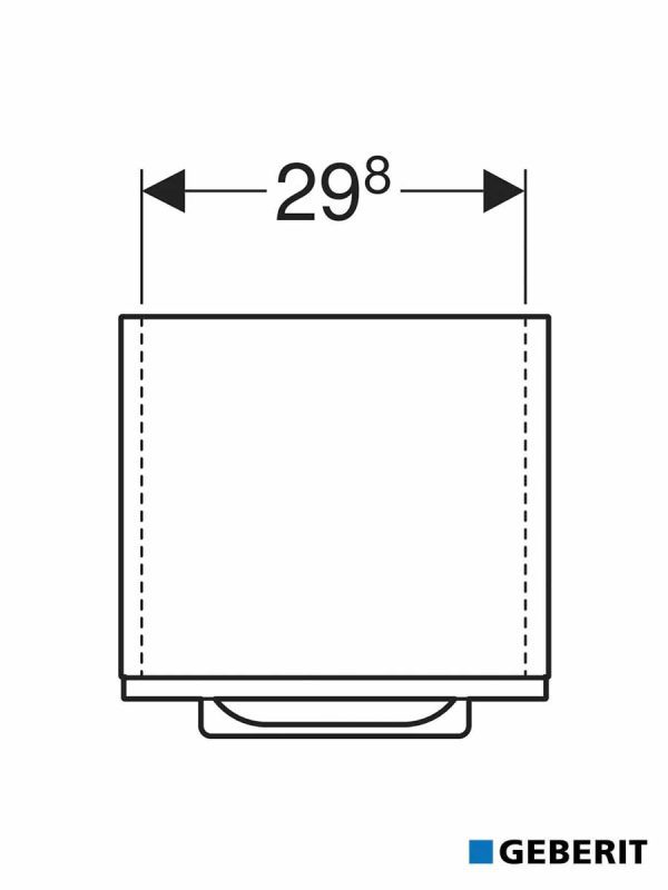 Ormarić 33x85cm Selnova-Square Geberit-3