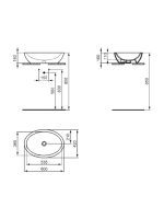 Lavabo Strada Ideal Standard 61x42cm - Slika 3