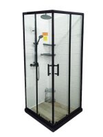 Tuš kabina 80x80cm Quartz Dark