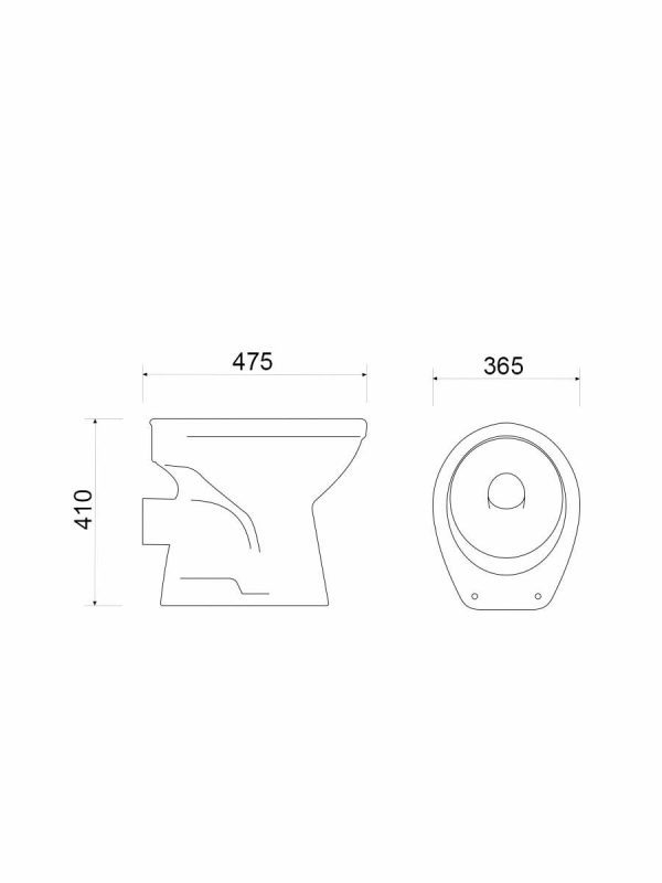Wc šolja baltik Ket Labud-2