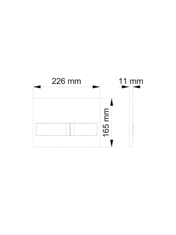 Taster Visam Karina beli 226-003 - Slika 2