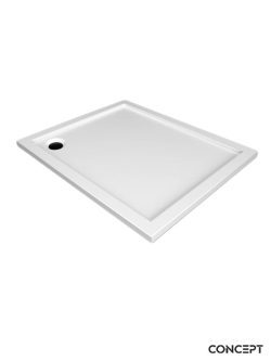 Slim tuš kada 100x80cm Concept Solilux