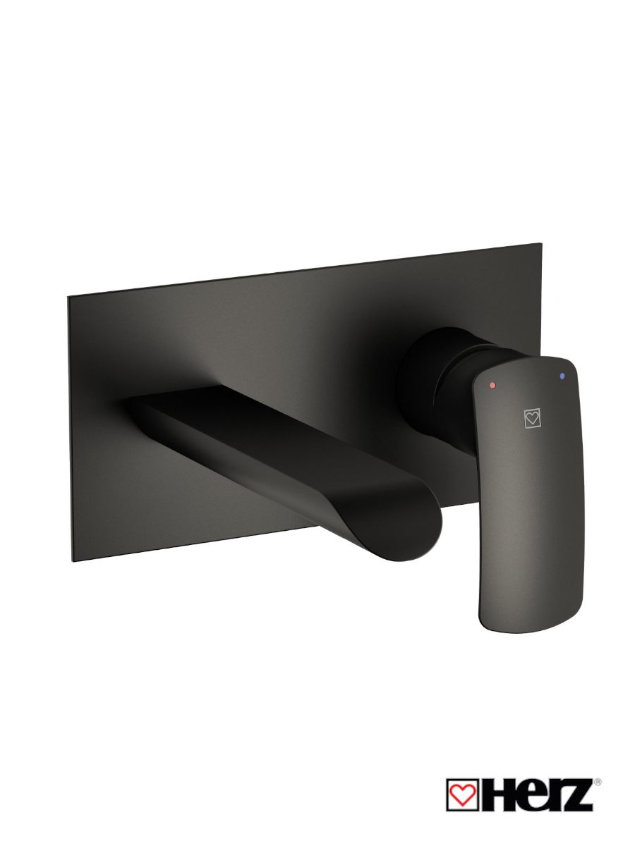 Ugradna baterija za lavabo Elite Black-00080B Ugradna baterija za lavabo Elite Black-00080B