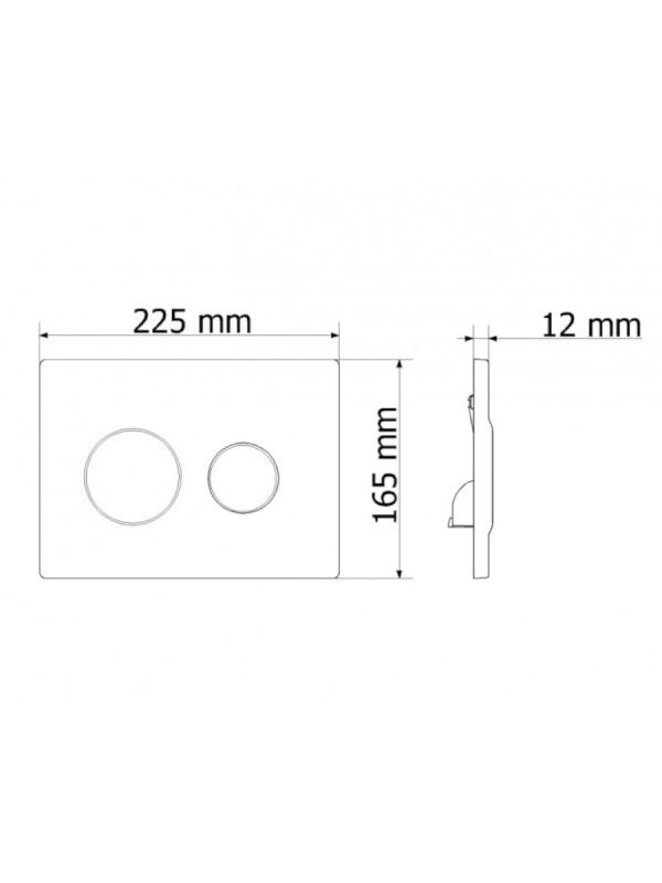 Taster Visam Olimpos beli 230-003 - Slika 2