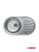 Ugradna sudopera-Livinox EC 165 inox ø90