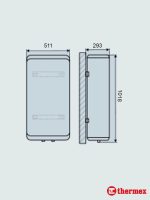 Slim Bojler Smart Thermex 80 litara-2