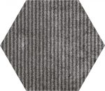 WEMBLEY hexagon antracita 22.5x25.9 2