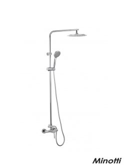 Usponski tuš okrugli komplet Minotti MUT-065/6113C