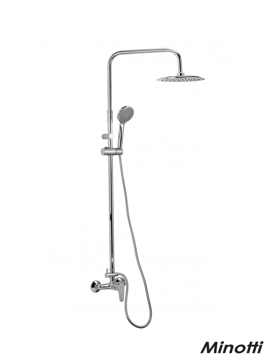 Usponski tuš okrugli komplet Minotti MUT-075/5583C Usponski tuš okrugli komplet Minotti MUT-075/5583C