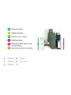 Točkić za vrata 4 mm t.kabine-donji-GL37D23 5