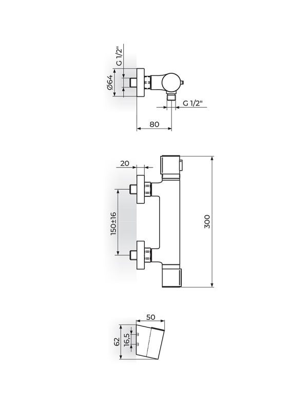 Baterija za kadu S2 thermo Rosan 2T37101 1