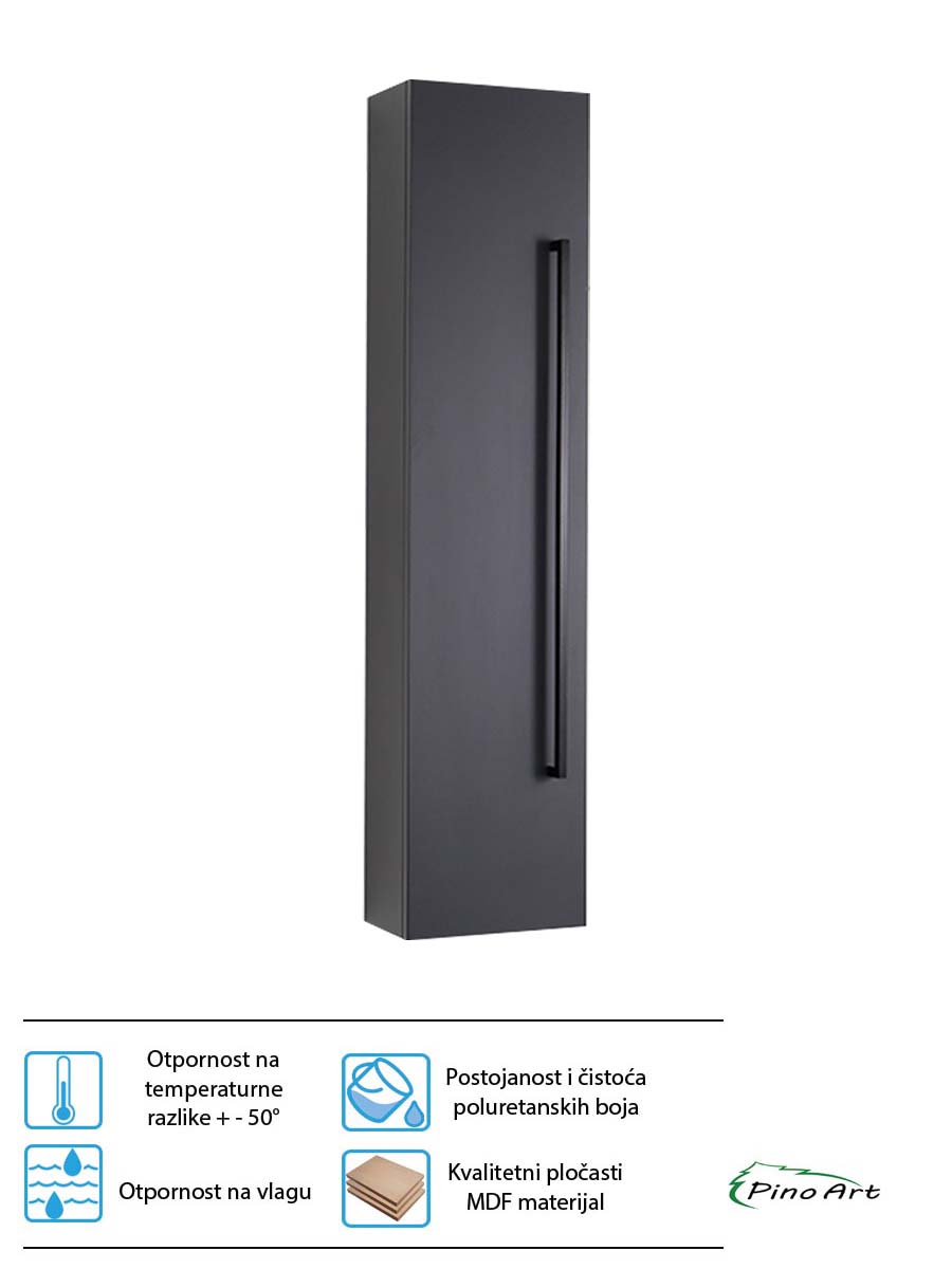 Vertikala PinoArt Atria-G antracit 27cm Vertikala PinoArt Atria-G antracit 27cm