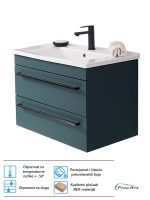 Lavabo sa ormarićem PinoArt Atria 75cm-zelena