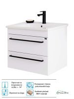 Lavabo sa ormarićem PinoArt Atria 75cm-bela