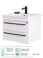 Lavabo sa ormarićem PinoArt Atria 85cm-bela