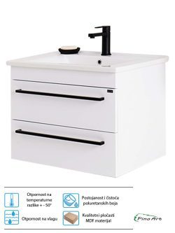 Lavabo sa ormarićem PinoArt Atria 85cm-bela