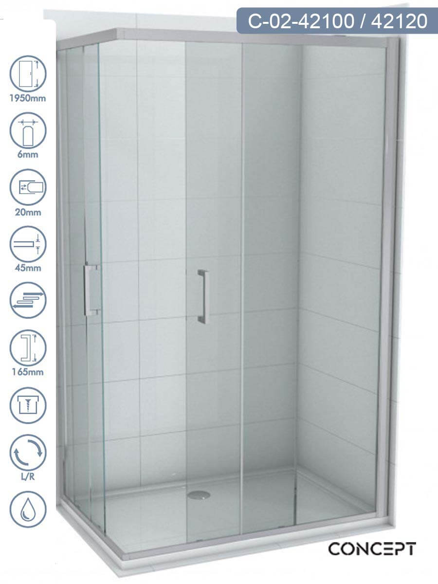 Tuš kabina 100x120cm Atlas-Element Concept Tuš kabina 100x120cm Atlas-Element Concept