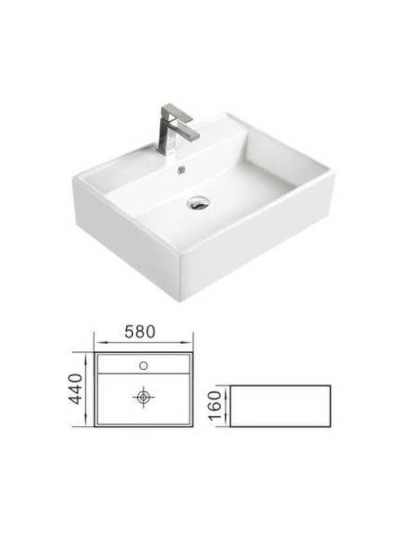 Lavabo nadgradni 13-056 Hidrosan 1