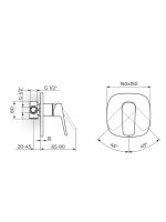 Ugradna baterija Stolz White Rosan-131801W 1
