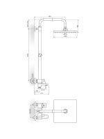 Usponski tuš STOLZ 137352W Rosan 1