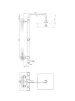 Usponski tuš S2 Thermo Rosan 1T37352 1