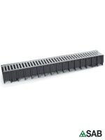Garažna kanalica SAB 1000x125x100mm pocinkovana rešetka