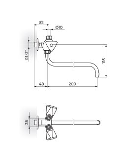 Rosan baterija K09101 za protočni bojler 1